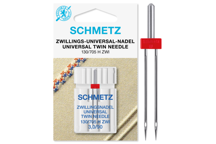 Schmetz Universal Twin Needle 3.0/90